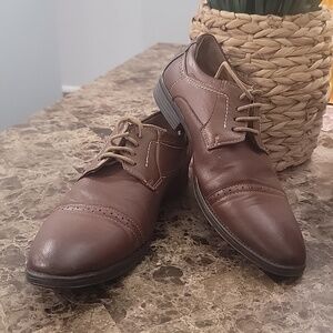 Marco Vitale Mens Lace Dress Shoes Enzo Brown Size 10.5 Cap Toe
